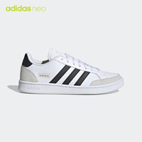 阿迪达斯官网adidas neo GRAND COURT SE男鞋休闲运动鞋FW3277 白/米白/黑 40.5(250mm)