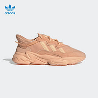 阿迪达斯官网 adidas 三叶草 OZWEEGO 男女鞋经典运动鞋FZ1962 浅棕/深粉/浅粉/黄 36.5(225mm)