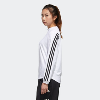 adidas 阿迪达斯 W MHS 3S LS TEE 女子运动T恤 GN8827 白色 S