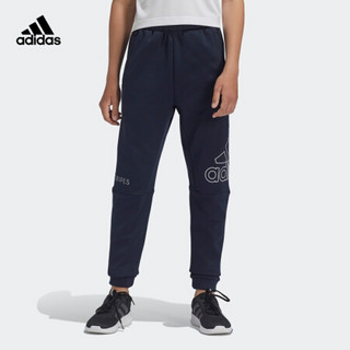 阿迪达斯官网 adidas B TR SW PNT Q4 男儿童装训练运动裤子GD9194 传奇墨水蓝 134CM