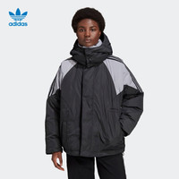 阿迪达斯官网adidas 三叶草 LOGO DOWN JKT女装冬季运动羽绒服GD2506 黑色 32(参考身高:160~165CM)