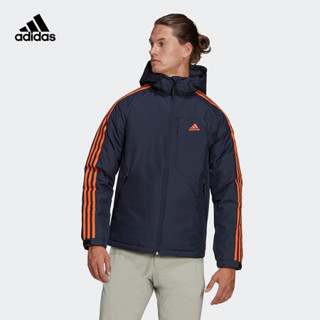 阿迪达斯官网 adidas 3ST DOWN JKT 男装冬季户外运动羽绒服GF0096 传奇墨水蓝 A/S(175/92A)