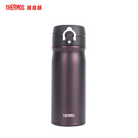 膳魔師(THERMOS）不锈钢保温杯TCMB-400 CHO 咖啡色 400ML 时尚轻便 /304不锈钢