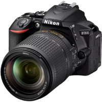 Nikon 尼康 D5600 APS画幅 数码单反相机 黑色 18-55mm F3.5 单镜头套机+雷克沙 64GB 内存卡+加厚摄影包+卡色 UV(II) 滤镜+国产EL14电池