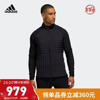 阿迪达斯官网adidas FRST GUARD JACK冬季男高尔夫运动羽绒服FQ8459 黑色 A/M(175/96A)