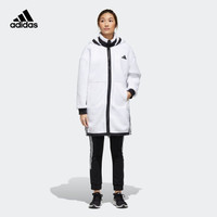 adidas 阿迪达斯 GM1427 女款中长款保暖仿羊羔绒外套