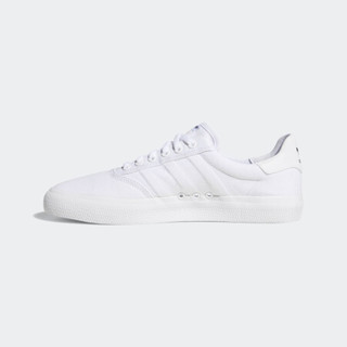 adidas 阿迪达斯 官方三叶草3MC男女经典运动帆布滑板鞋小白鞋 白 36(220mm)