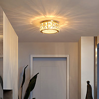 希尔顿轻奢现代LED吸顶灯卧室灯圆形家用房间简约创意新款灯具