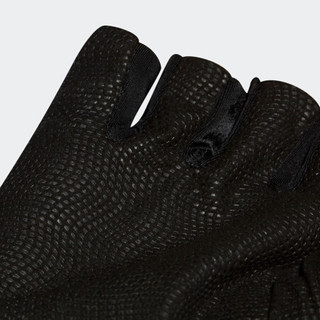 阿迪达斯官网 adidas VERS CL GLOVE 男女训练运动健身手套DT7955 黑色/黑色/亮金属铁灰 M