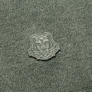 KENZO 凯卓 高田贤三 KENZO 21春夏 女士羊毛/棉圆领短袖针织衫羊毛衫浅军绿色小虎头 FB5 2PU555 3AB 49 M码 165/80A