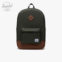 Herschel Heritage 大号双肩包 Eco 系列休闲男女背包10968  丛林绿