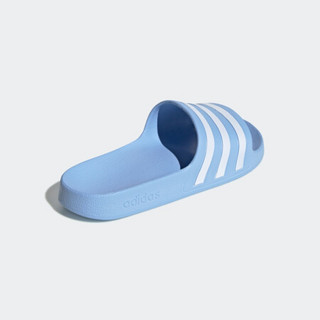 Adidas 阿迪达斯  ADILETTE AQUA 女鞋游泳运动凉拖鞋 EE7346 蓝色/白色 39