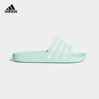 Adidas 阿迪达斯 ADILETTE AQUA 女鞋游泳运动凉拖鞋 G28713 薄荷绿/白色 36.5