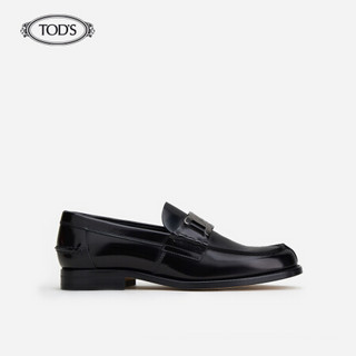 托德斯 TOD'S官方2021春夏新品男士Kate麻花扣一脚蹬乐福鞋 蓝色 44