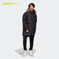阿迪达斯官网adidas neo 男装冬季运动羽绒服GJ8829 黑色/黑色 A/2XL(185/108A)
