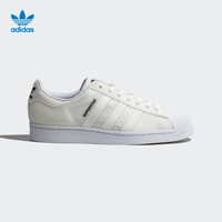 阿迪达斯官网 adidas 三叶草SUPERSTAR男女幻彩款经典运动鞋FX7781 石膏白/亮白/黑色 36.5(225mm)