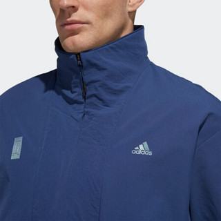 阿迪达斯官网 adidas WJ JKT WARM 男装运动型格夹克外套FM9358 科技靛蓝 A/3XL(190/112A)