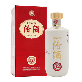 汾酒 商务汾酒 匠心12 53%vol 清香型白酒 500ml*6瓶 整箱装