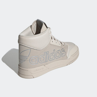 阿迪达斯官网 adidas 三叶草 DROP STEP XL 男女鞋高帮经典运动鞋FX7677 浅米色/深米色 40.5(250mm)