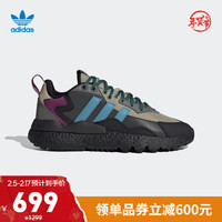 阿迪达斯 adidas官网三叶草 NITE JOGGER WINTERIZED男女经典运动鞋FZ3665 黑/深米色/深灰/紫/蓝 41(255mm)