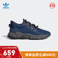 阿迪达斯官网 adidas 三叶草 OZWEEGO OZWG 男女鞋低帮经典运动鞋GZ8406 深蓝/浅蓝/灰 44.5(275mm)