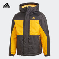 阿迪达斯官网 adidas C/B BOS LOGO J男装冬季户外运动羽绒服GF0076 黑色/汉玉白 金 A/3XL(190/112A)