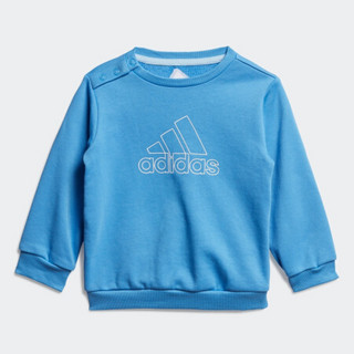 阿迪达斯官网 adidas I DMH LOGO JOGG 婴童装训练运动套装FM6400 FM6400 92CM