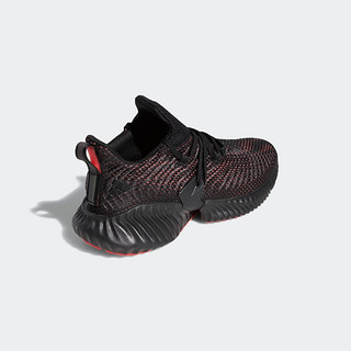 adidas 阿迪达斯 Alphabounce Instinct M 男子跑鞋 D96536 黑红色 44.5