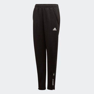 阿迪达斯官网 adidas YB TR WARM PANT 大童装训练针织长裤ED5761 黑色/白 164CM