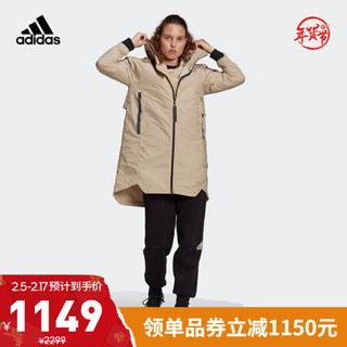 阿迪达斯官网adidas 女装冬季户外运动夹棉夹克GR0597 草原棕 A/M(165/88A)