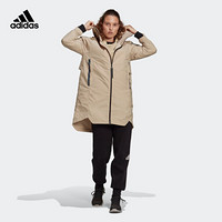 阿迪达斯官网adidas 女装冬季户外运动夹棉夹克GR0597 草原棕 A/XS(155/80A)