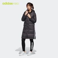 阿迪达斯官网adidas neo 女装冬季运动羽绒服GJ8810 黑色 A/M(165/88A)