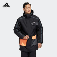 阿迪达斯官网 adidas UTL PAD JKT 男装冬季户外运动夹棉夹克GN7379 黑色 A/M(175/96A)