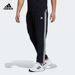 阿迪达斯官网 adidas M MH 3ST CL PNT 男装训练运动裤装GN0818 黑色/白 A/XL(185/90A)