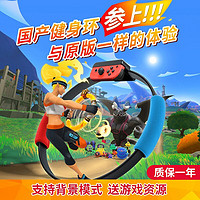 澳加狮aolion任天堂Switch国产健身环大冒险 健身环全套配件 健身环+腿部绑带 中性盒装健身环-不含游戏卡