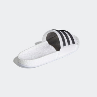 阿迪达斯官网 adidas ADILETTE BOOST 男女游泳运动凉拖鞋FY8155 白色/黑色 40.5(250mm)