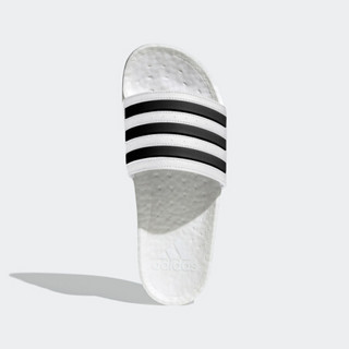 阿迪达斯官网 adidas ADILETTE BOOST 男女游泳运动凉拖鞋FY8155 白色/黑色 40.5(250mm)