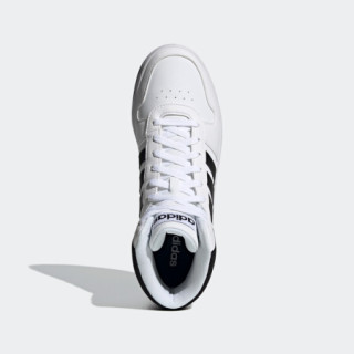 阿迪达斯官网 adidas neo HOOPS 2.0 MID 男鞋中帮休闲运动鞋FY8617 白/黑 44.5(275mm)