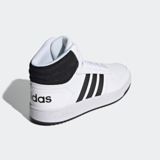阿迪达斯官网 adidas neo HOOPS 2.0 MID 男鞋中帮休闲运动鞋FY8617 白/黑 44.5(275mm)
