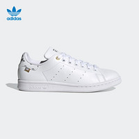 阿迪达斯官网 adidas 三叶草 STAN SMITH W 女鞋经典运动鞋FX5652 白/银/金/黑 37(230mm)