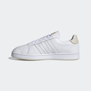 阿迪达斯官网 adidas neo GRAND COURT 男鞋休闲运动鞋FY8238 白/米色 44(270mm)