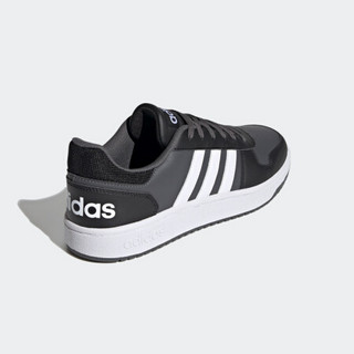 阿迪达斯官网 adidas neo HOOPS 2.0 男鞋休闲运动鞋FY8626 黑/白 41(255mm)