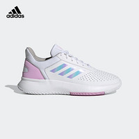 阿迪达斯官网 adidas COURTSMASH 女鞋运动鞋FY8732 白色/粉色 36.5(225mm)
