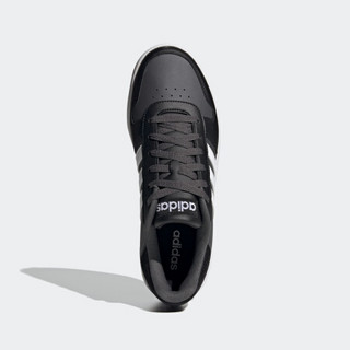 阿迪达斯官网 adidas neo HOOPS 2.0 男鞋休闲运动鞋FY8626 黑/白 43(265mm)