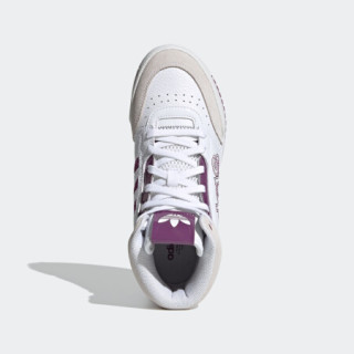 阿迪达斯官网 adidas 三叶草 DROP STEP XL W女鞋中帮经典运动鞋FX9799 白/米色/紫/蓝 38(235mm)
