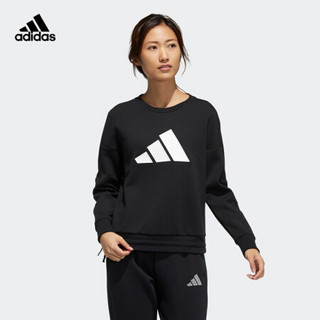 阿迪达斯官网 adidas STR SWEAT 女装训练运动卫衣GP0718 黑色 A/2XL(175/100A)