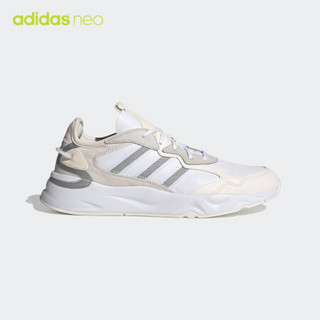 阿迪达斯官网 adidas neo FUTUREFLOW 男鞋休闲运动鞋FZ0365 白/米色/银 40.5(250mm)