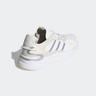 阿迪达斯官网 adidas neo FUTUREFLOW 男鞋休闲运动鞋FZ0365 白/米色/银 40.5(250mm)