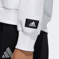 阿迪达斯官网 adidas STR SWEAT HD 女装训练运动连帽卫衣GP0722 白 A/XL(170/96A)