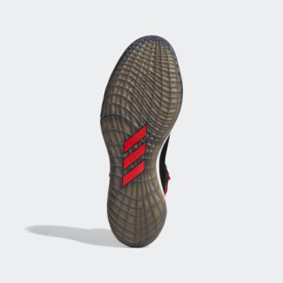 阿迪达斯官网 adidas Harden Stepback 2 男鞋低帮篮球运动鞋FZ1386 黑色/红色/棕黄色 47(290mm)